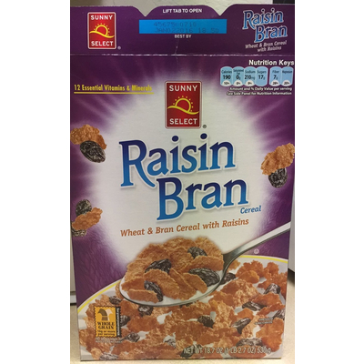 Raisin Bran Cereal [60] — Sunny Select | Everything Food
