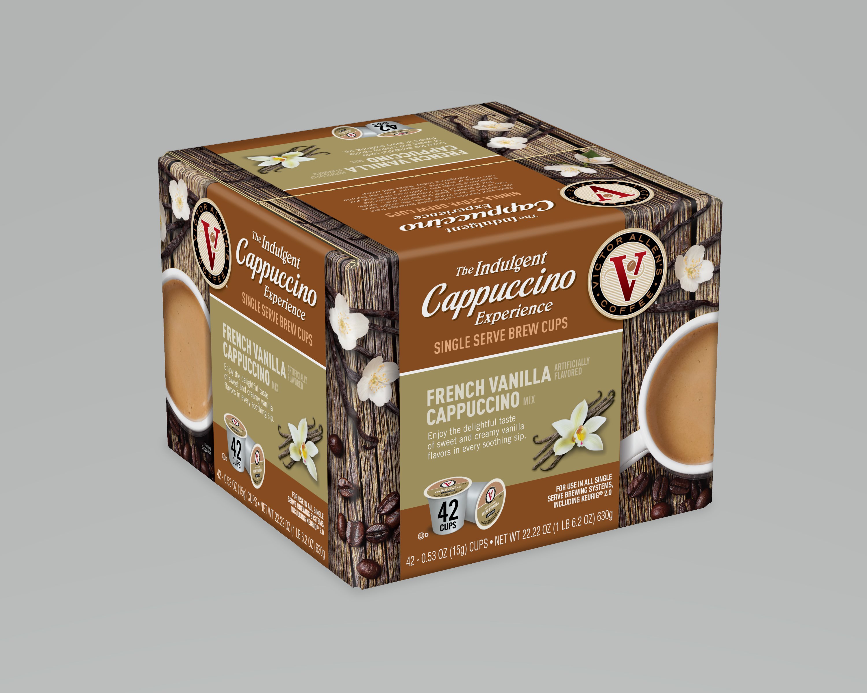 Victor Allenu0027s Indulgent Cappuccino Experience French Vanilla K 