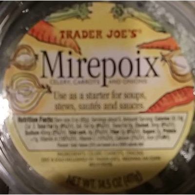 Mirepoix Starter For Soups 62 Trader Joe S Everything Food