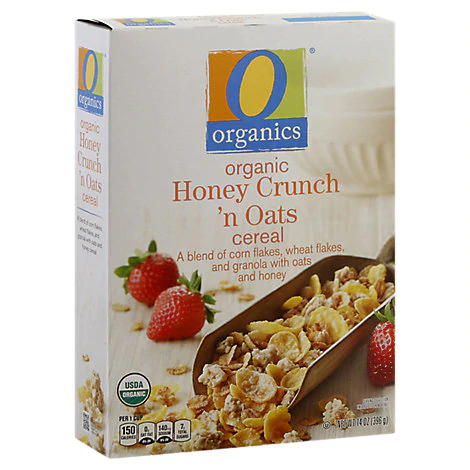 O Organics Organic Cereal Honey Crunch N Oats 14 Oz 81 O Organics Everything Food